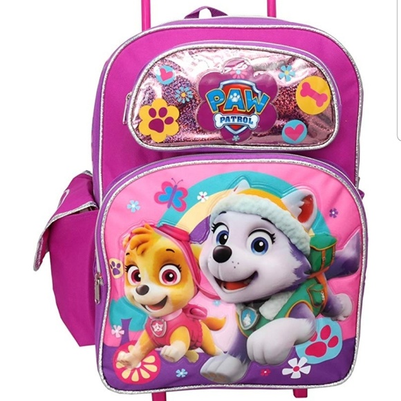 paw patrol rolling backpack